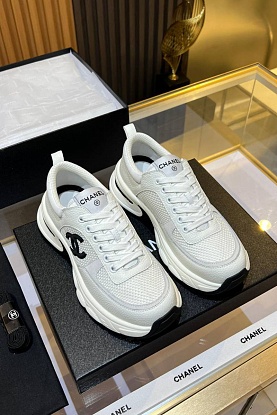 Женские кожаные кроссовки Premium - White