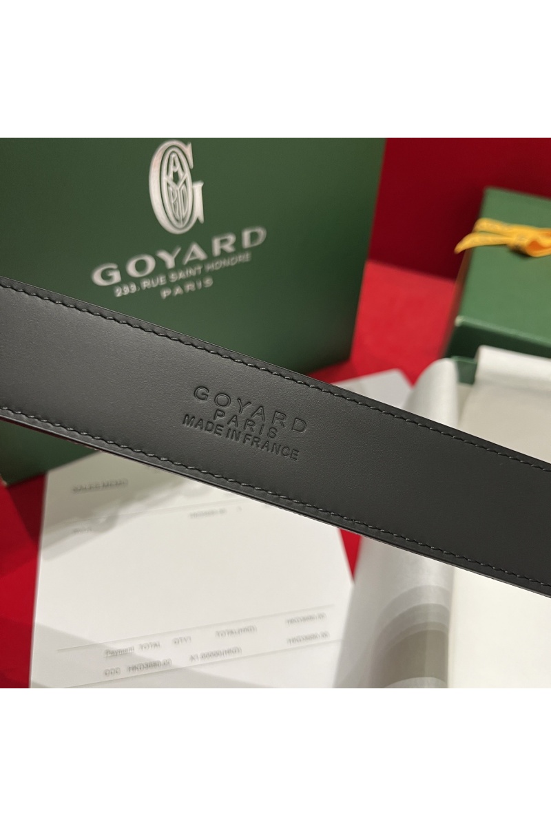 Designer Clothing Кожаный ремень Goyard Florida Goyardine premium
