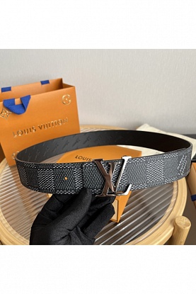 Двусторонний кожаный ремень Dimension Premium (ширина 4 см)