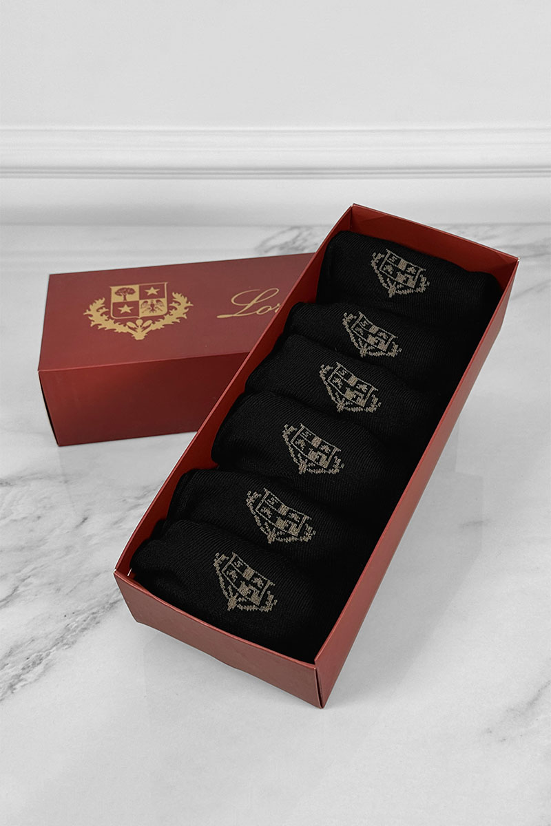 Loro Piana Комплект носков brown logo