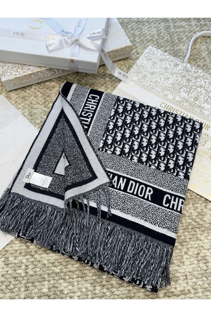 Dior Шарф Oblique Monogram premium 140x140 см