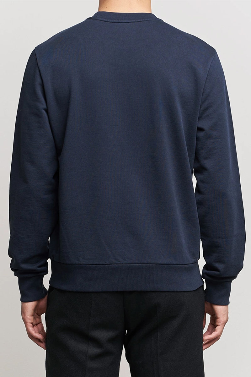 Moncler Мужской тёмно-синий свитшот logo-patch