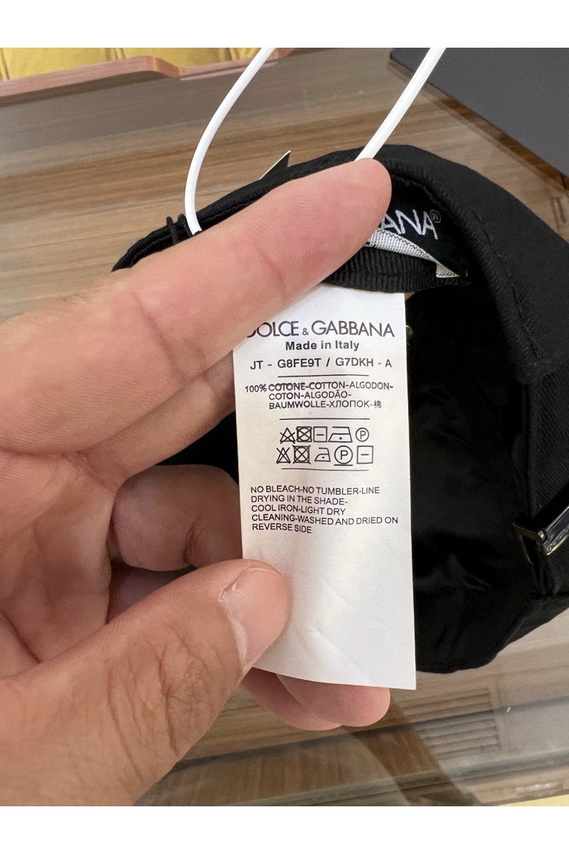 Dоlсе & Gаbbаnа Бейсболка чёрного цвета logo-embroidered