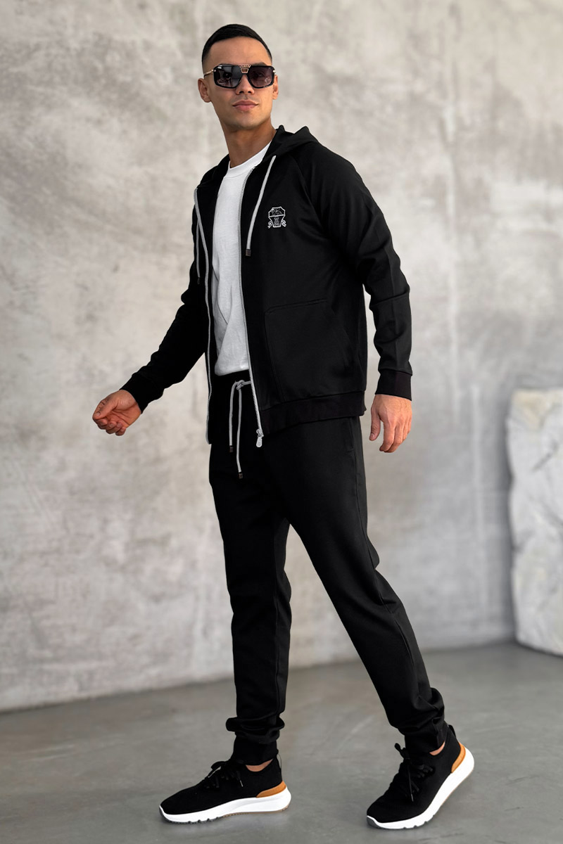 Brunеllо Сuсinеlli Спортивный костюм logo-embroidered - Black