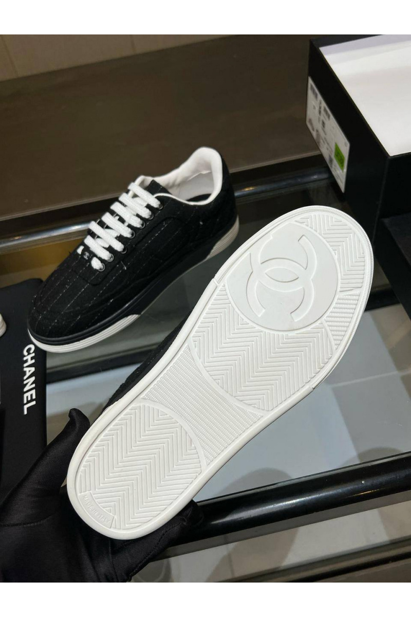 Chаnеl Женские кроссовки Tweed premium
