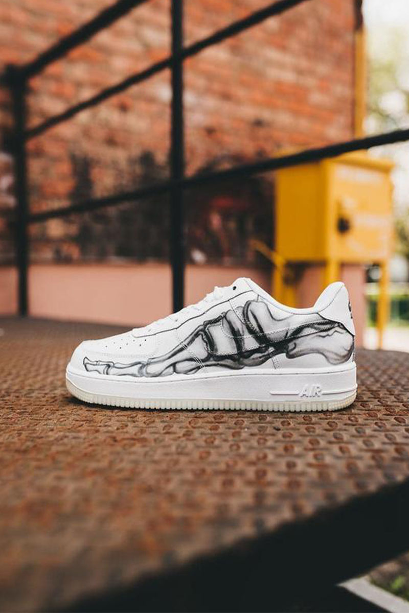 Nike Кроссовки AF1 Low "Skeleton" - White