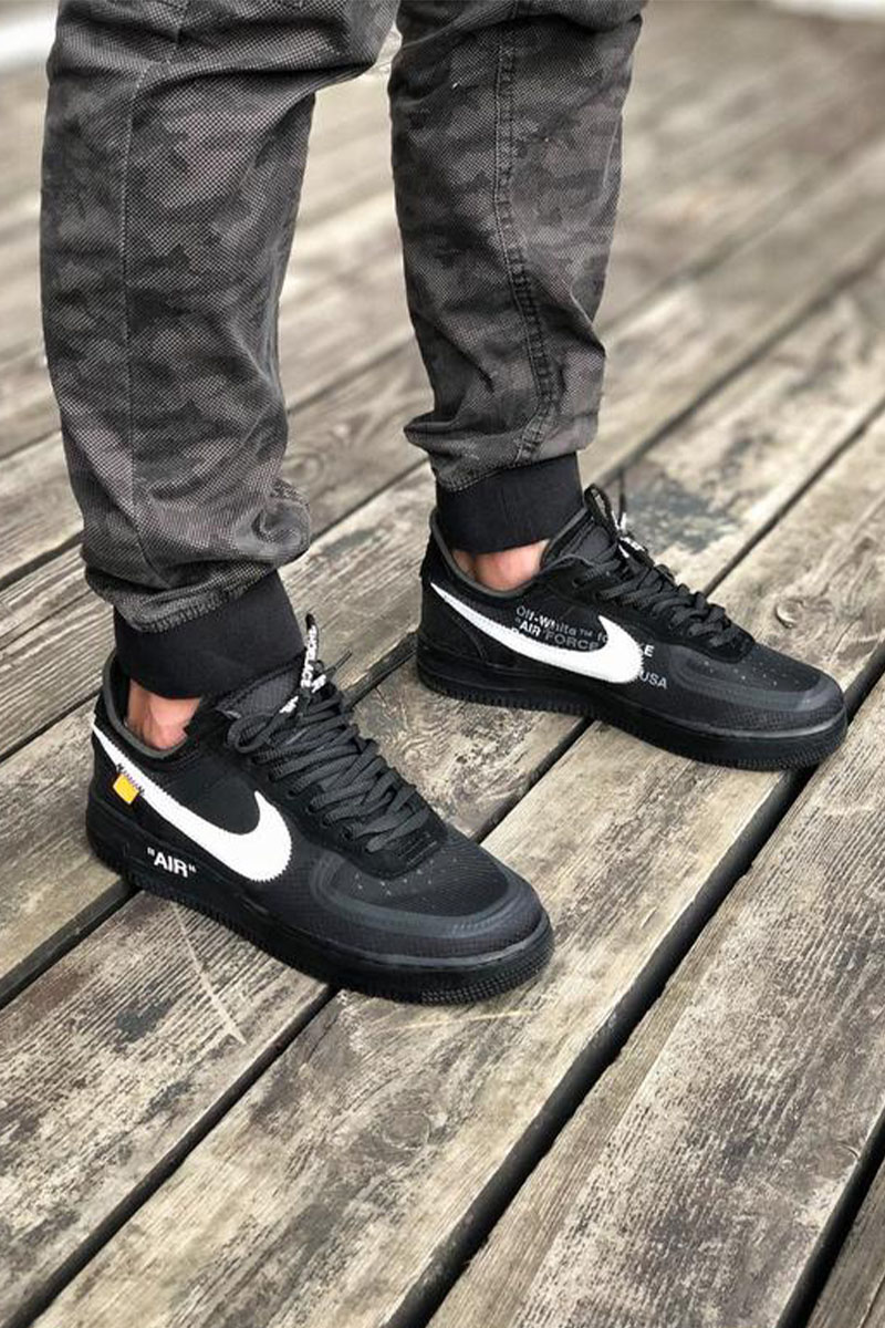 Nike Кроссовки Off-White x AF1 Low "Black"