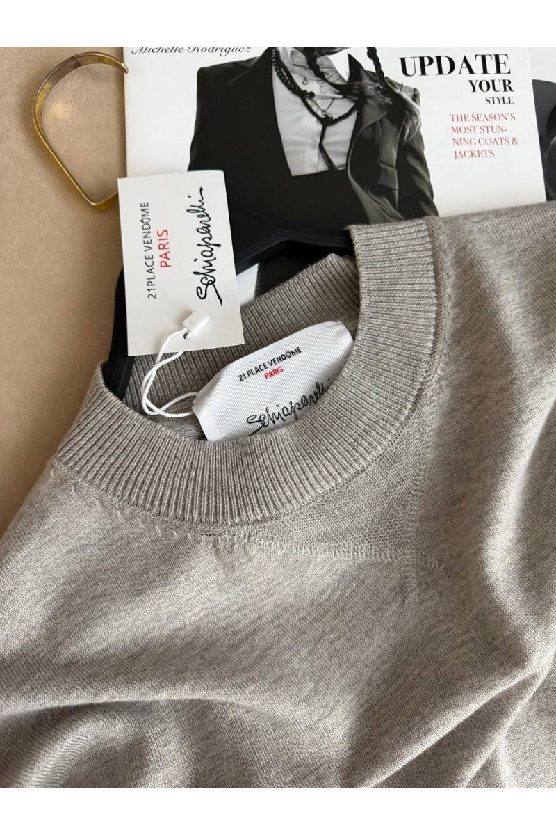 Schiaparelli Женский трикотажный свитер Premium - Grey