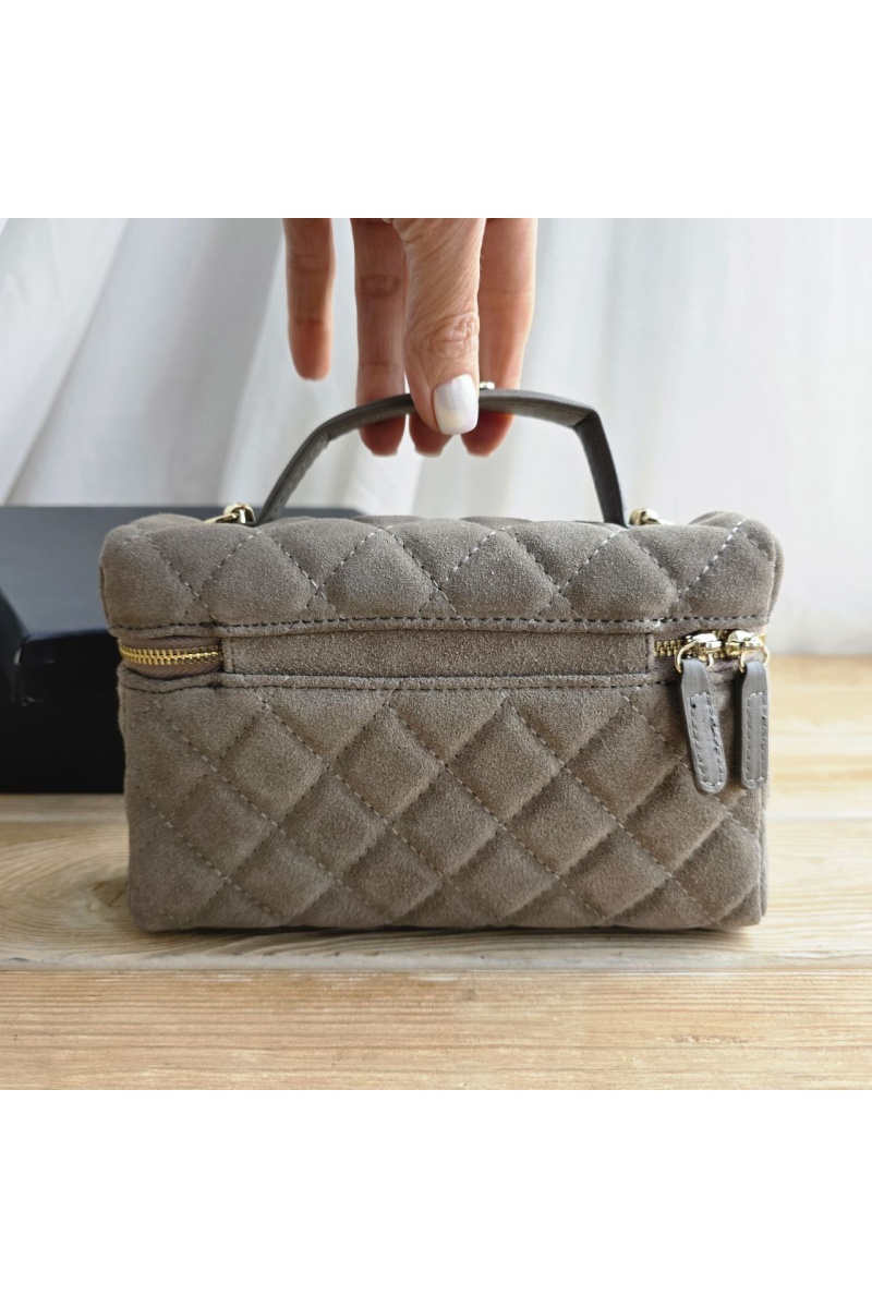 Chаnеl Замшевая сумка Vanity 19x12