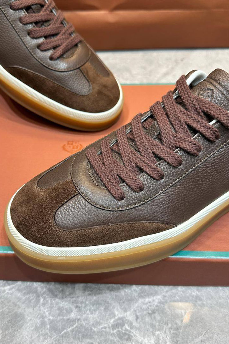 Loro Piana Мужские кроссовки Tennis Walk - Brown