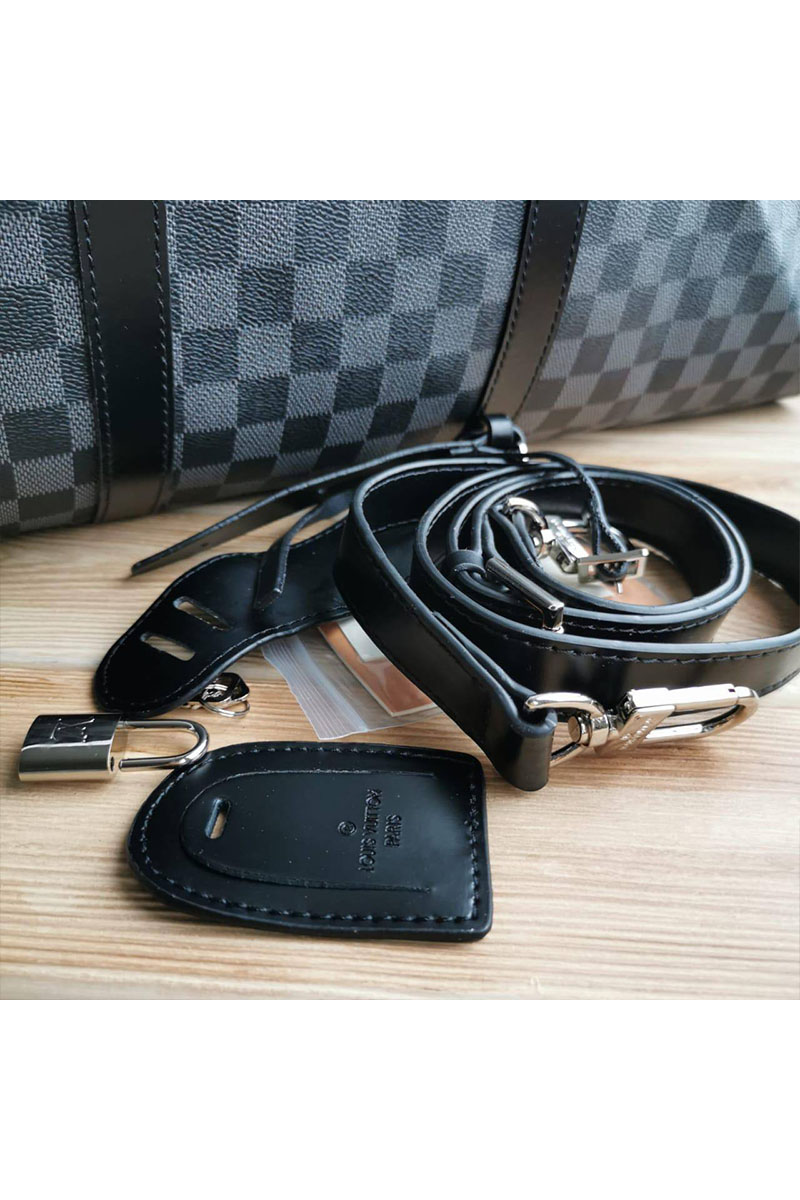 Lоuis Vuittоn Дорожная сумка Keepall Damier Graphite 45x27 см