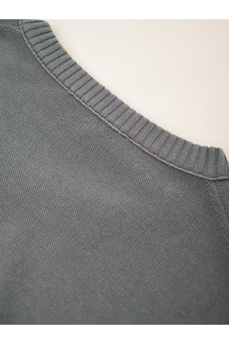 Loro Piana Мужская серая футболка premium