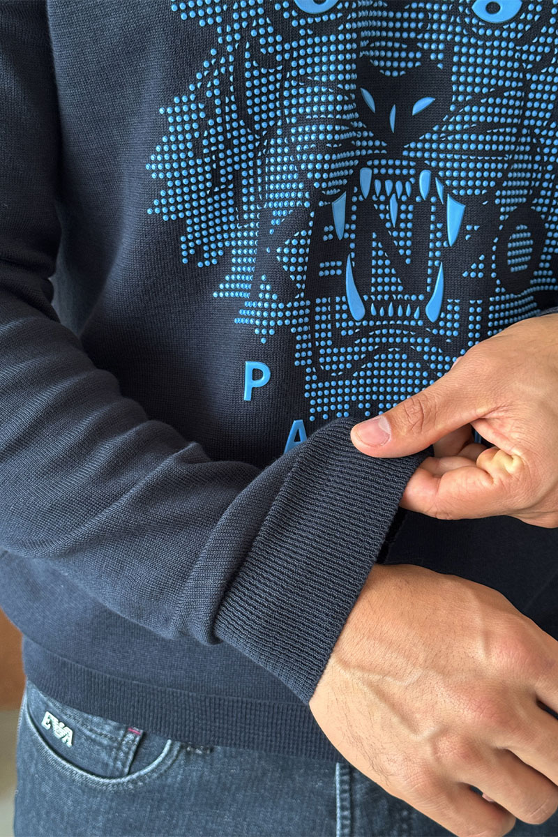 Kenzo Тёмно-синий свитшот Tiger motif