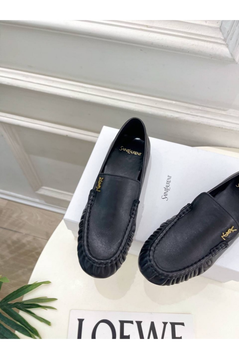 Yves Saint Laurent Женские кожаные лоферы premium
