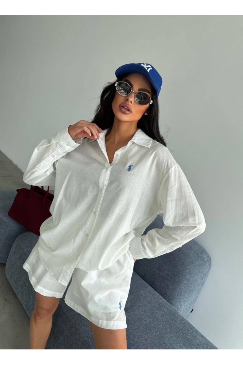 Polo Ralph Lauren Женский белый костюм premium