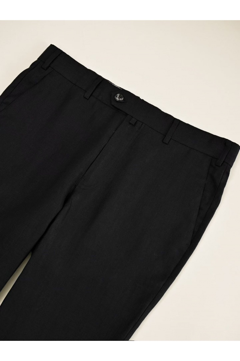 Loro Piana Мужские чёрные брюки premium