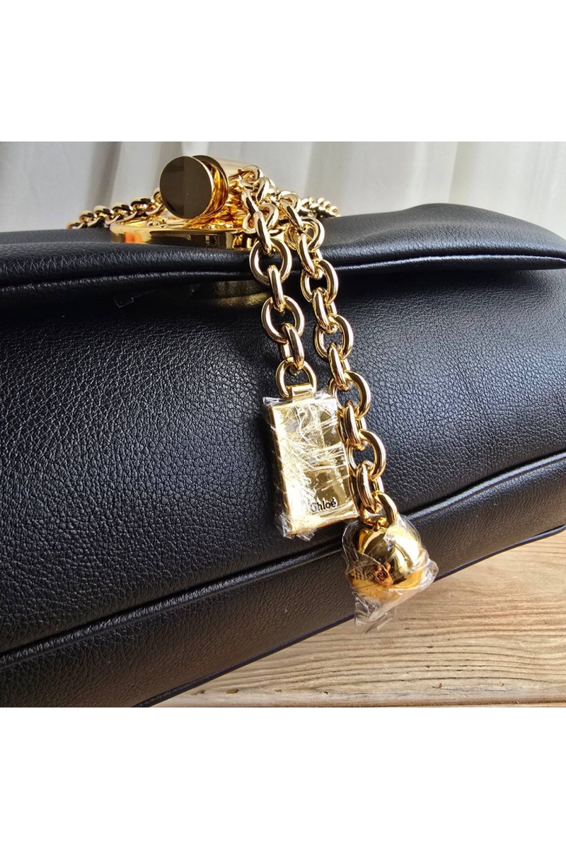Chloe Кожаная сумка 28x17 см