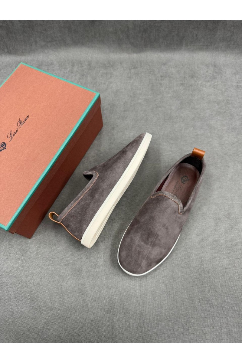 Loro Piana Мужские лоферы Venice Walk - Grey