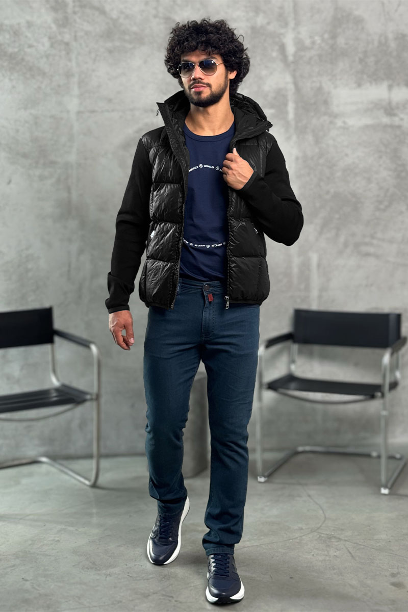 Moncler Куртка с вязаными рукавами 