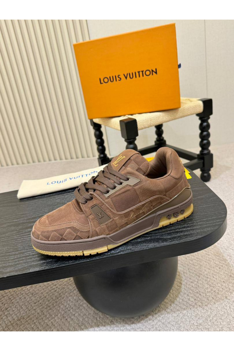Lоuis Vuittоn Мужские кроссовки Trainer - Brown