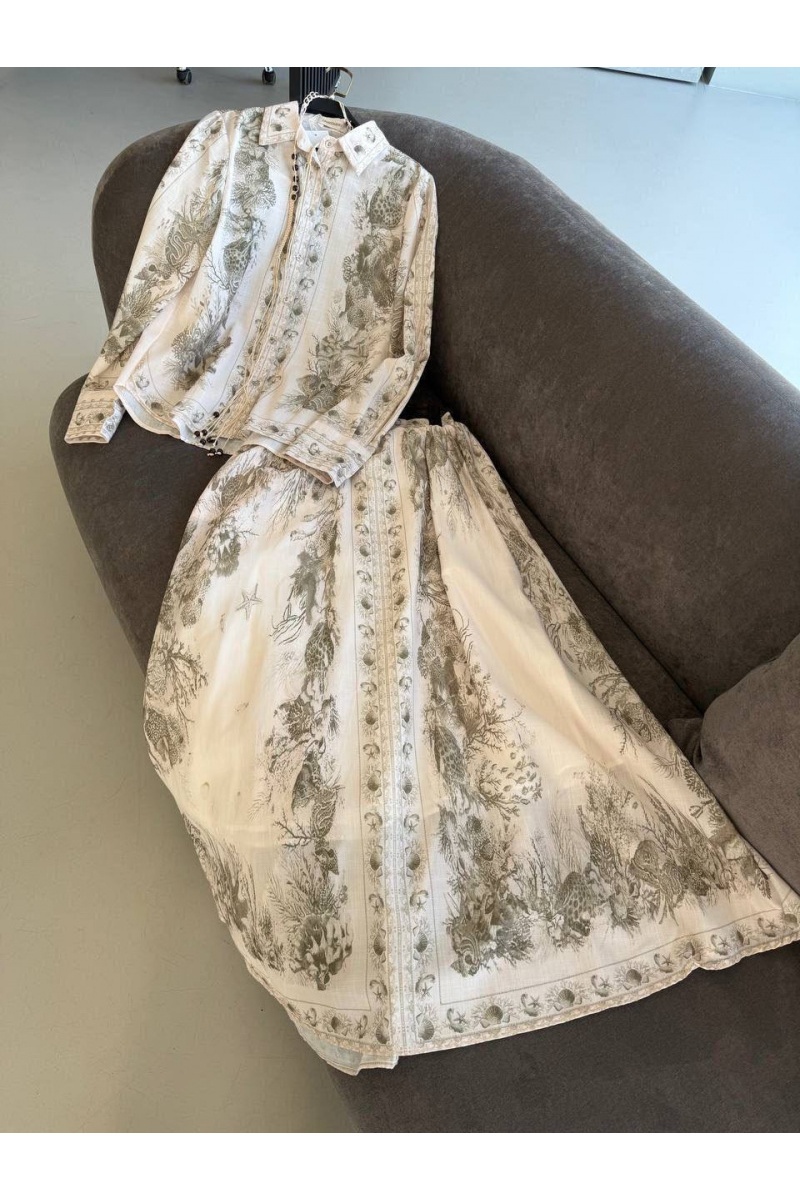 Zimmermann Женский льняной костюм premium
