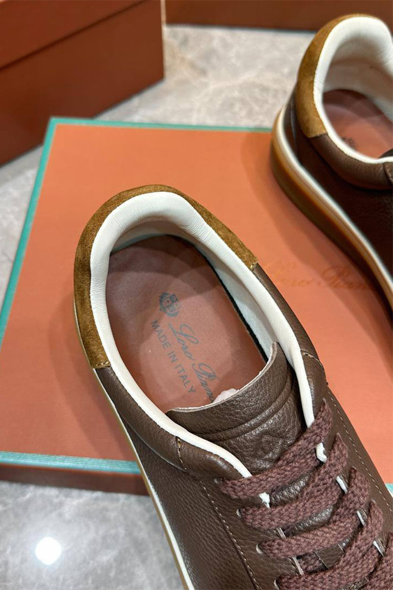 Loro Piana Мужские кроссовки Tennis Walk - Brown