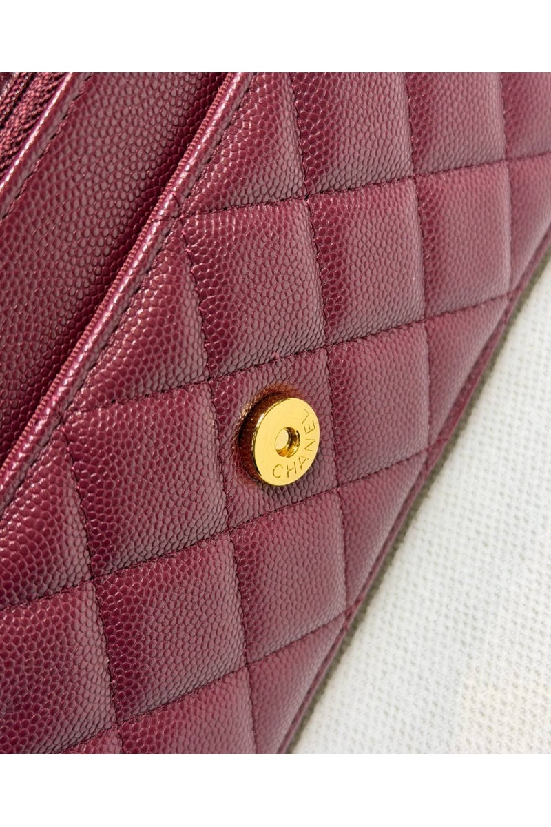 Chаnеl Кожаная сумка Wallet on Chain premium 19x12x4 см