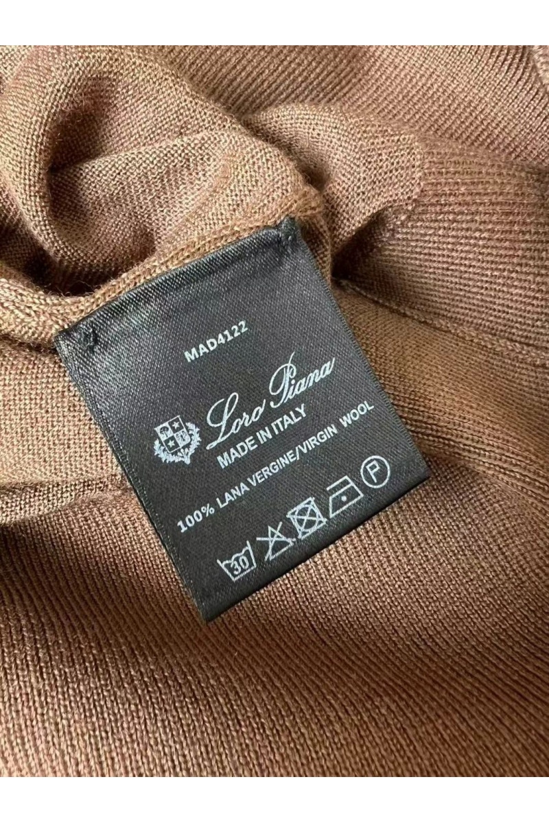 Loro Piana Поло с длинным рукавом Premium - Caramel