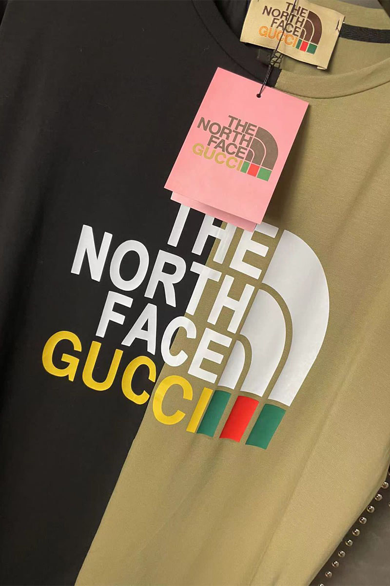 Gucci Женская оверсайз футболка TNF Collaboration