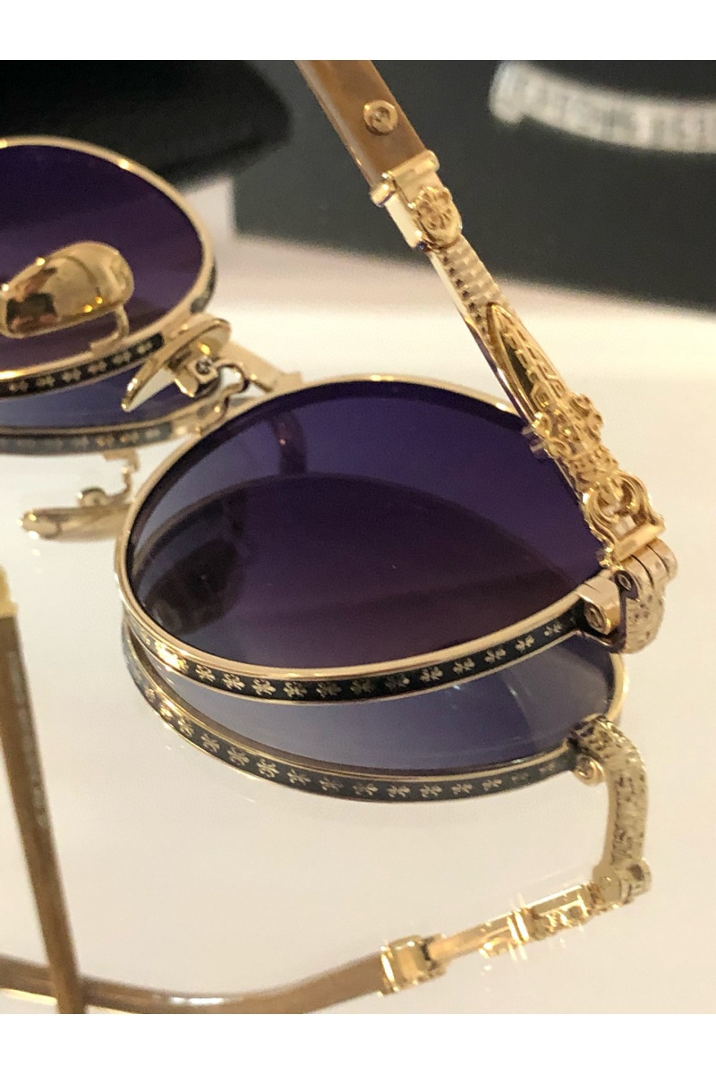 Chrome Hearts Солнцезащитные очки Metal Oval