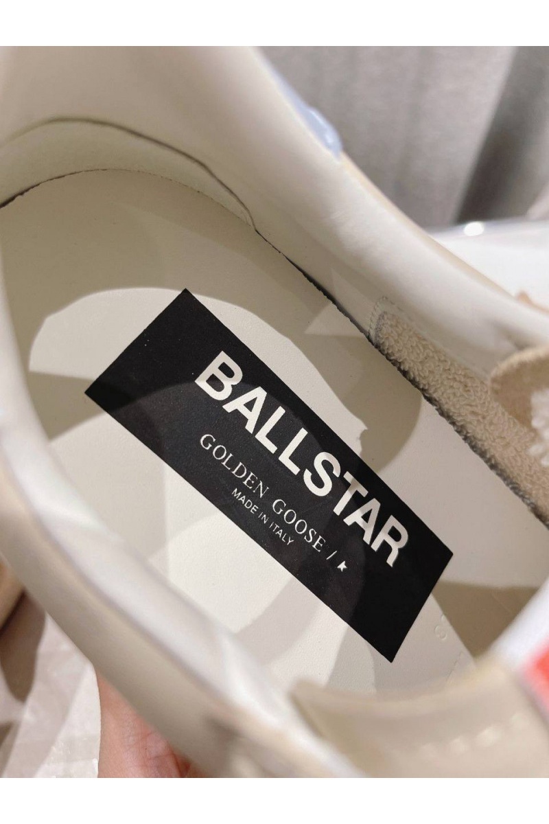 Designer Clothing Женские кожаные кроссовки Golden Goose Super Star premium