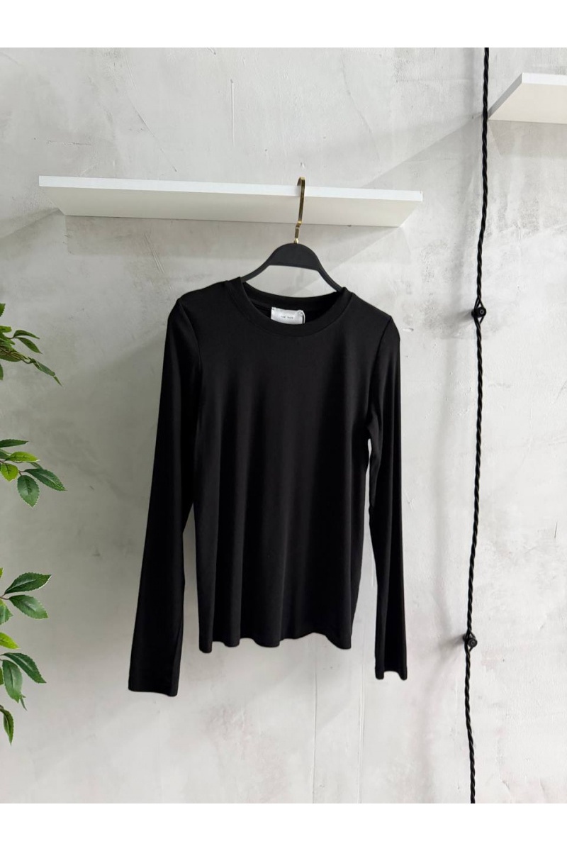 Designer Clothing Женский лонгслив чёрного цвета The Row premium