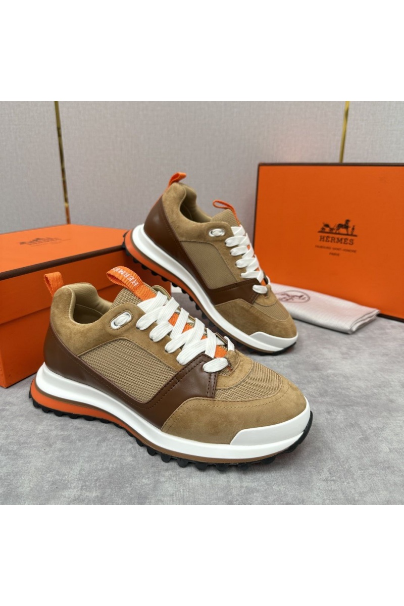 Hermes Мужские кроссовки Leader - Brown