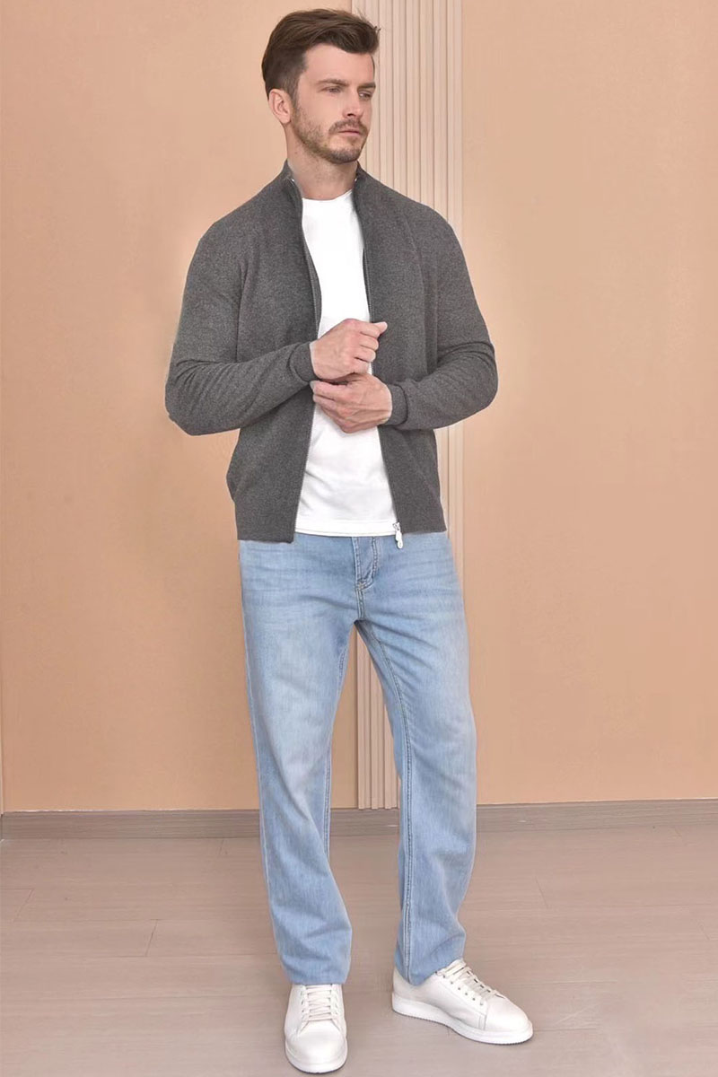Brunеllо Сuсinеlli Кашемировый свитер Premium - Dark Grey