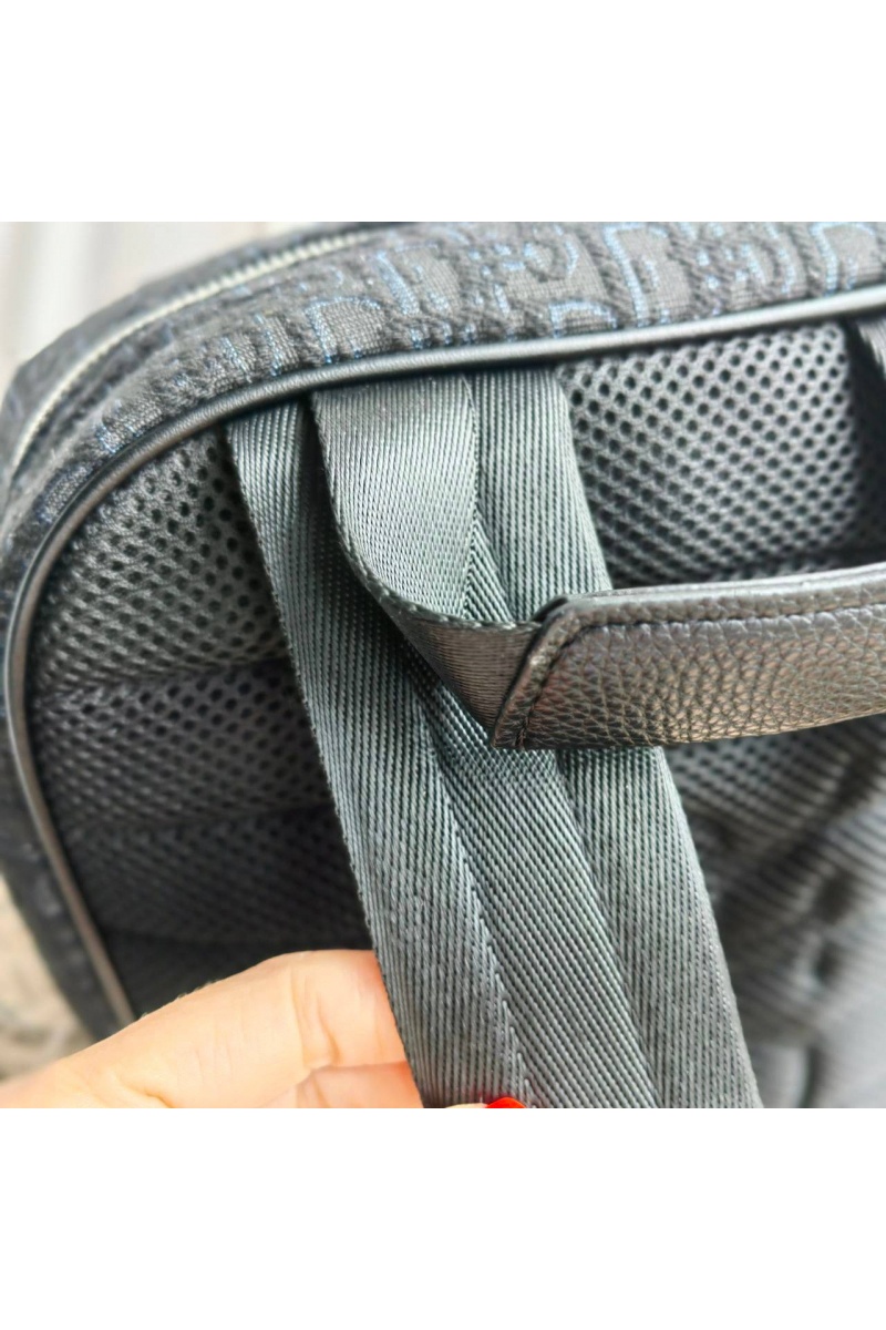 Dior Рюкзак Oblique Jacquard 39x30 см - Black