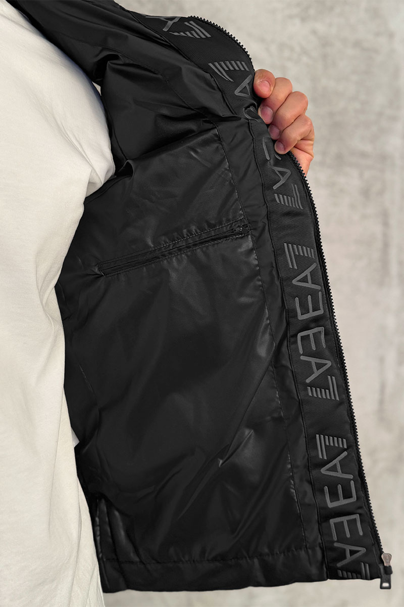 Emporio Armani EA7 Мужской чёрный жилет
