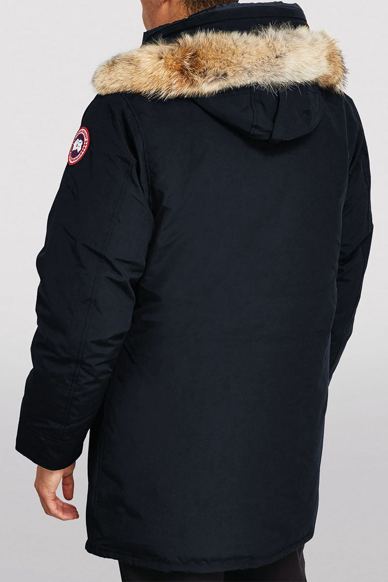 Canada Goose Утеплённая парка тёмно-синего цвета Langford