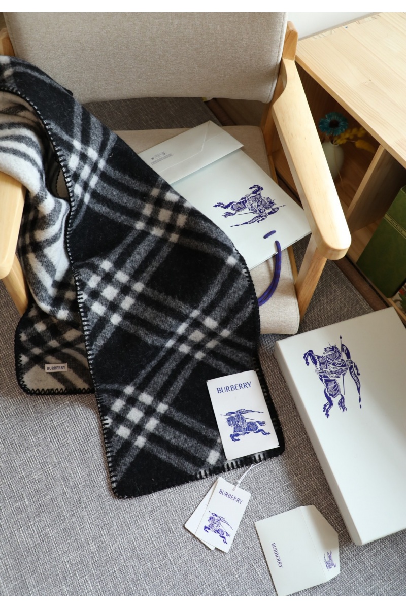Burberry Шарф Check premium 182x30 см - Black
