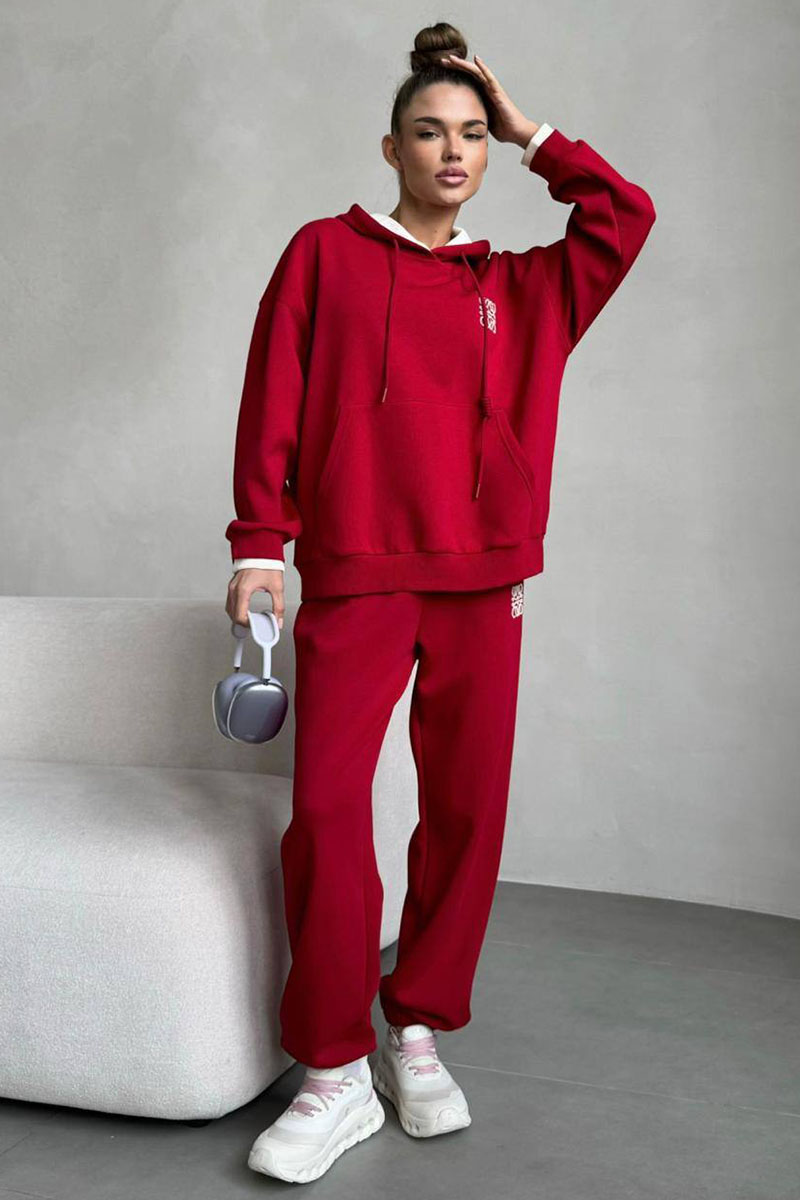 Loewe Женский красный костюм premium