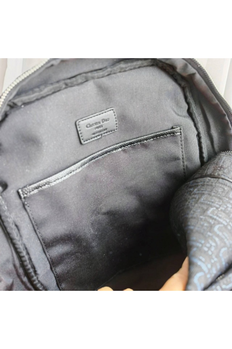 Dior Рюкзак Oblique Jacquard 39x30 см - White