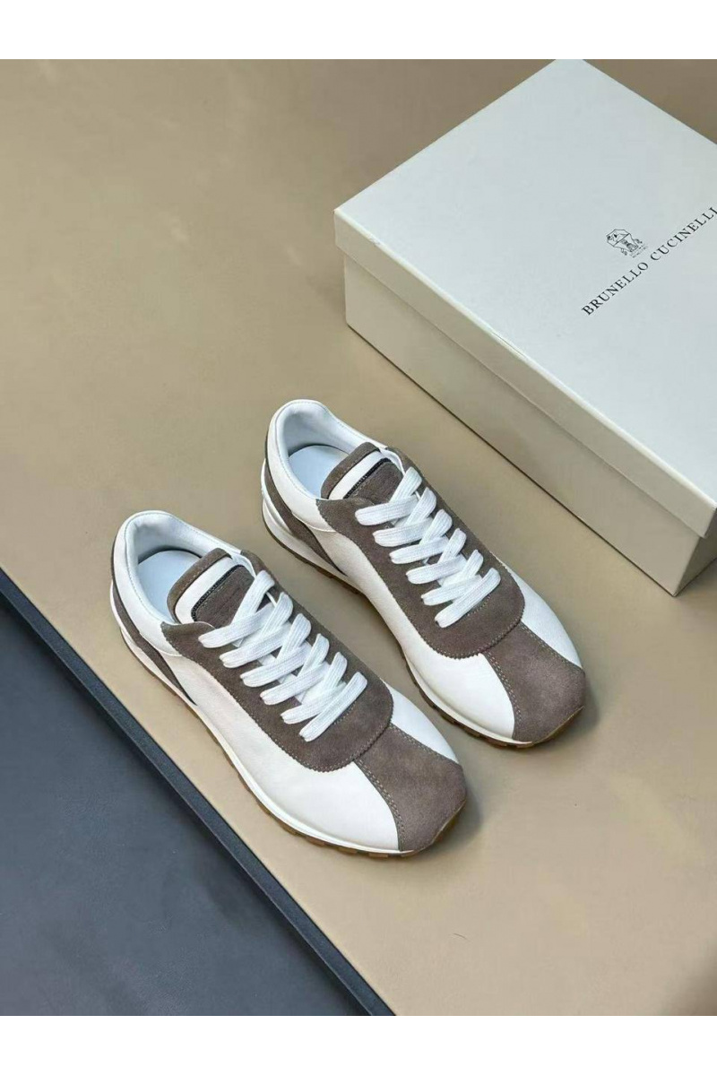 Brunеllо Сuсinеlli Женские комбинированные кроссовки low-top premium