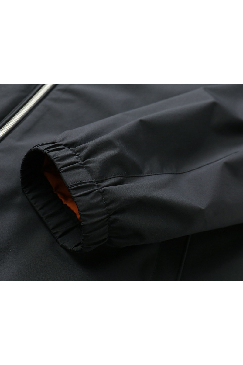 Zegna Мужская чёрная ветровка 