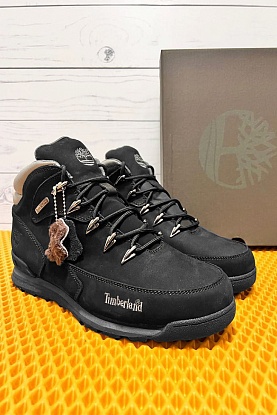 Мужские ботинки с мехом Euro Rock Hiker - Black / Grey
