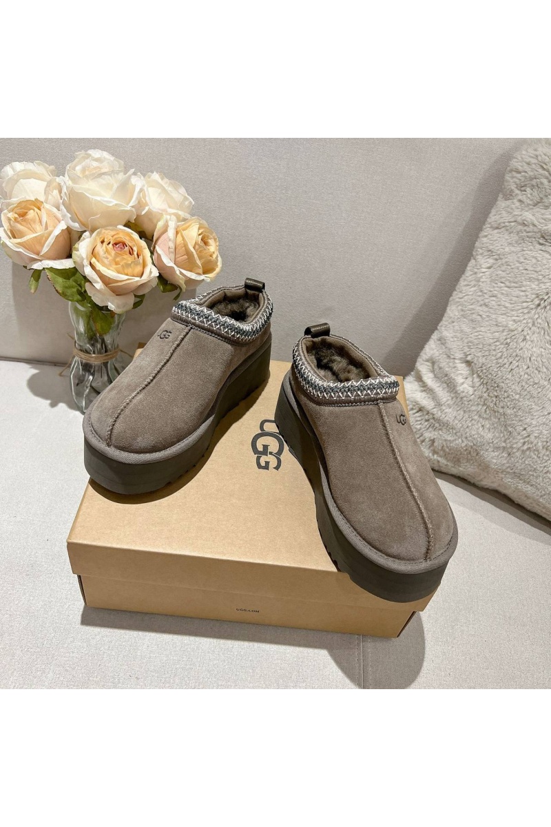 UGG Женские замшевые ботинки Tazz Platform - Brown