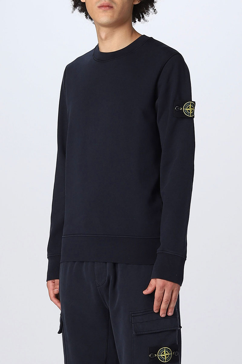 Stone Island Свитшот тёмно-синего цвета compass-patch