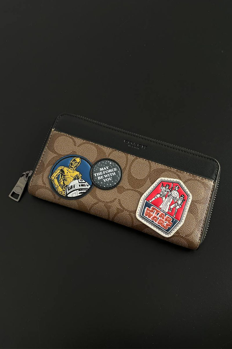 Coach Кожаный кошелёк Coach x Star Wars 19x10 см