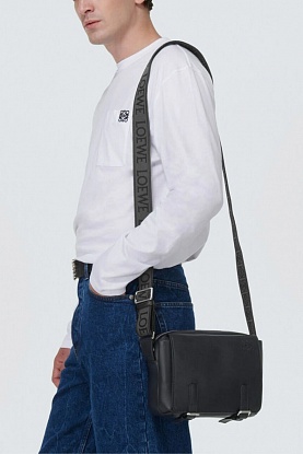 Кожаная сумка Military Messenger XS 24x20 см