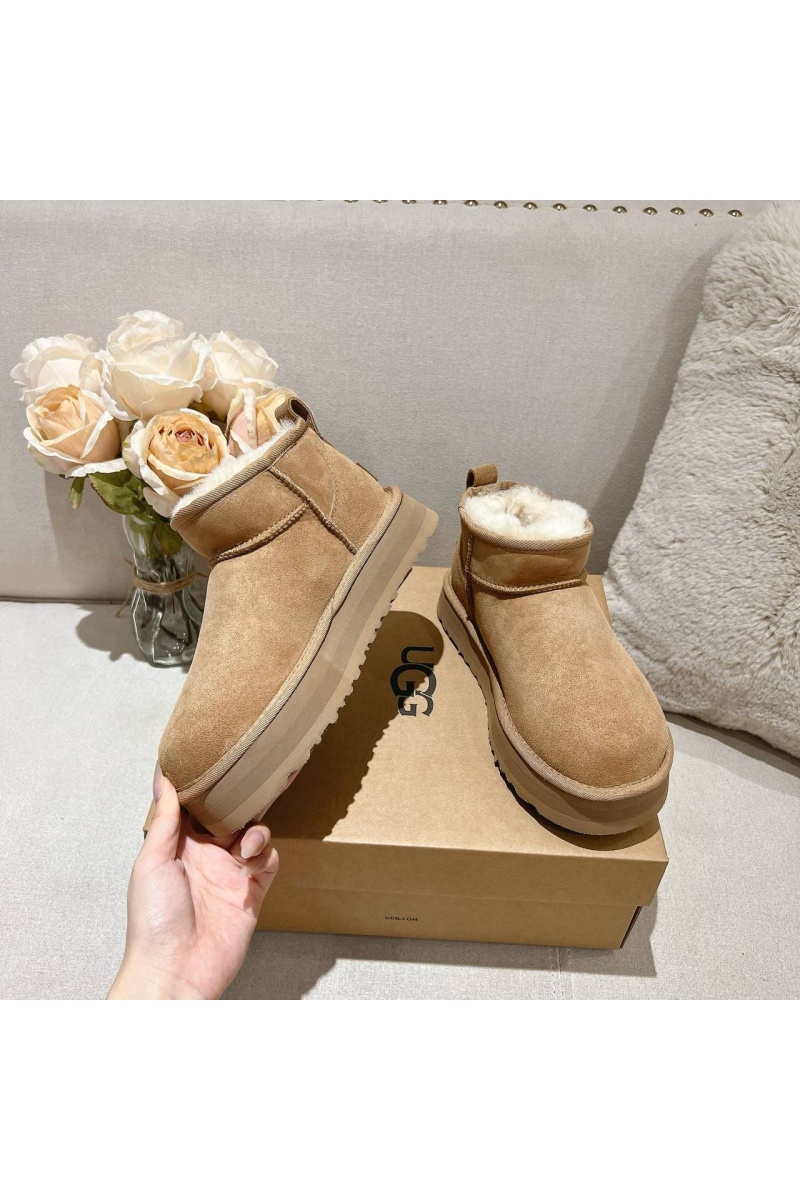 UGG Женские ботинки Classic Ultra Mini Platform - Chestnut
