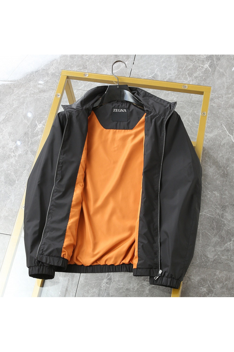 Zegna Мужская чёрная ветровка 