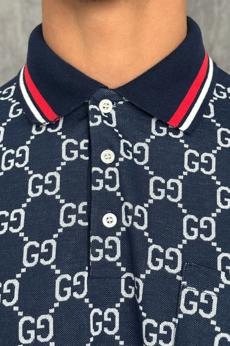 Gucci Мужское поло GG monogram